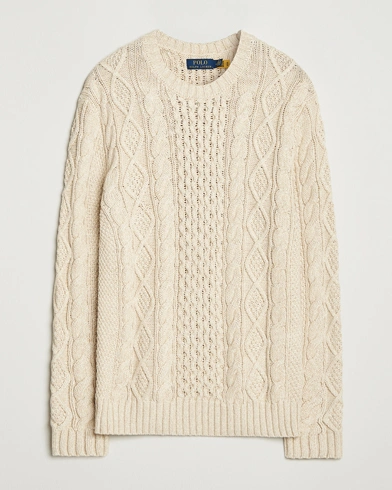Polo Ralph Lauren Cotton Marl Pullover Oatmeal – Beige