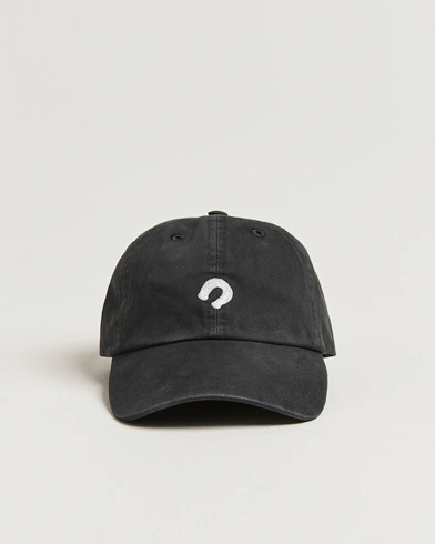 Drake's Horseshoe Chainstitch Cap Black – Schwarz