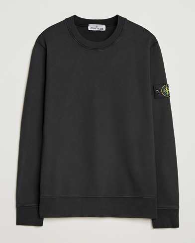 Stone Island Garment Dyed Fleece Sweatshirt Black – Schwarz