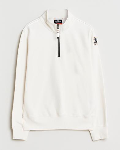 Parajumpers Broad Peak Super Easy Half Zip Sweatshirt Purity – Weiß