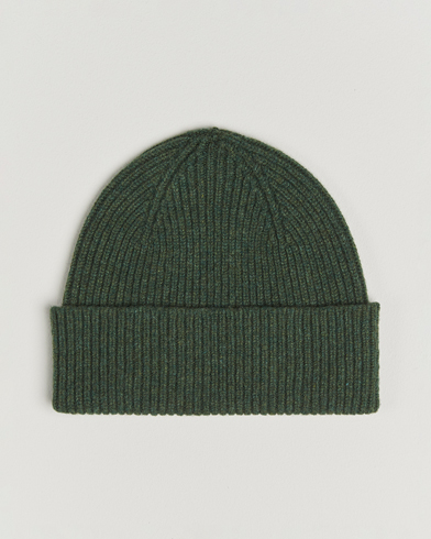 Robert Mackie Clyde Lambswool Beanie Green – Grün