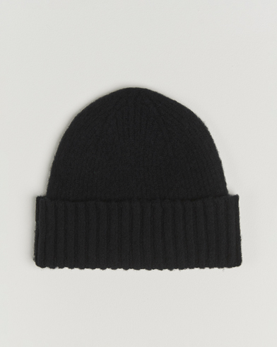 Robert Mackie Robert MackieRona Ribbed Shaggy Lambswool BeanieBlack – Schwarz
