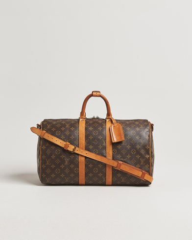 Louis Vuitton Pre-Owned Keepall Bandoulière 45 Monogram – Braun