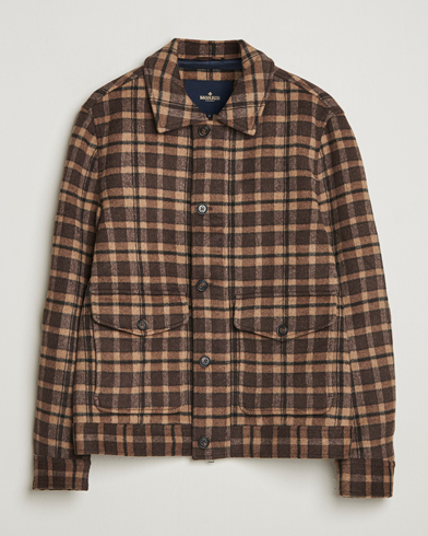 Morris Theobald Jacket Brown – Braun