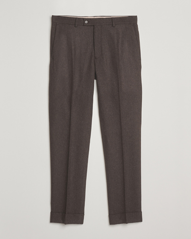 Morris Jack Flannel Trousers Brown – Braun