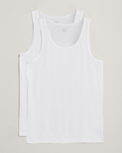 Falke 2-Pack Cotton Tank Top White – Weiß