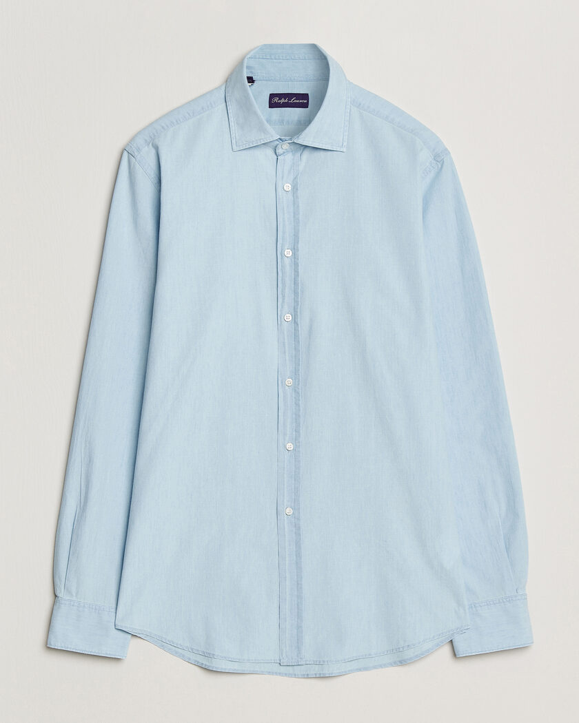 Ralph Lauren Purple Label Cooper Work Shirt Medium Wash – Blau