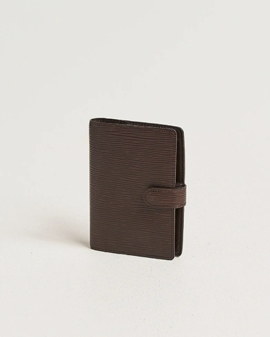 Louis Vuitton Pre-Owned Small Ring Agenda Cover Epi Leather Brown – Braun