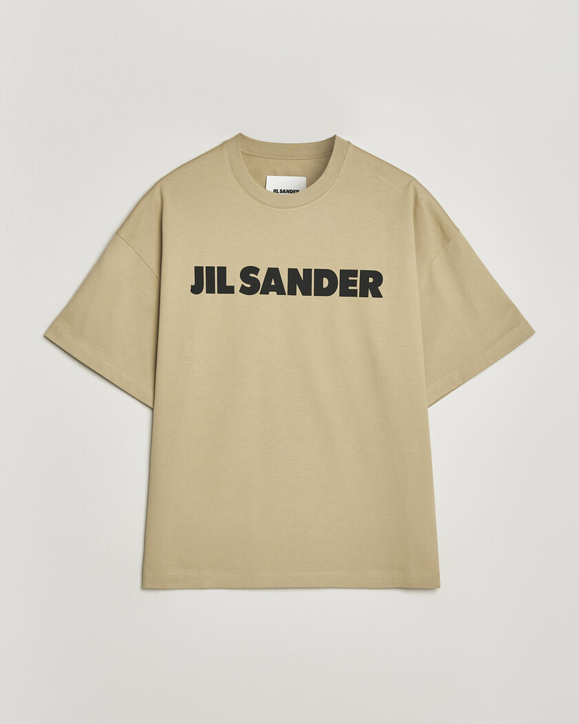 Jil Sander Short Sleeve Logo T-Shirt Khaki – Beige