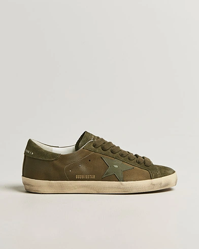 Golden Goose Super-Star Sneakers Olive Night – Grün
