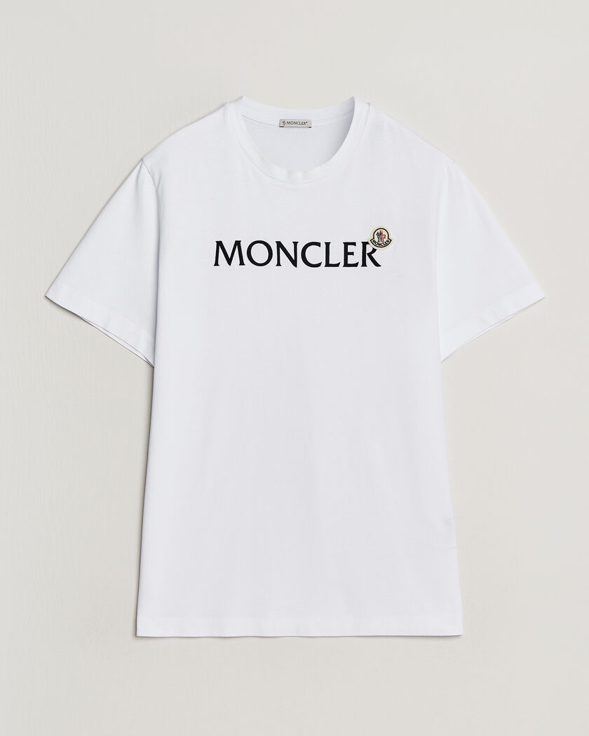 Moncler Lettering Logo T-Shirt White – Weiß