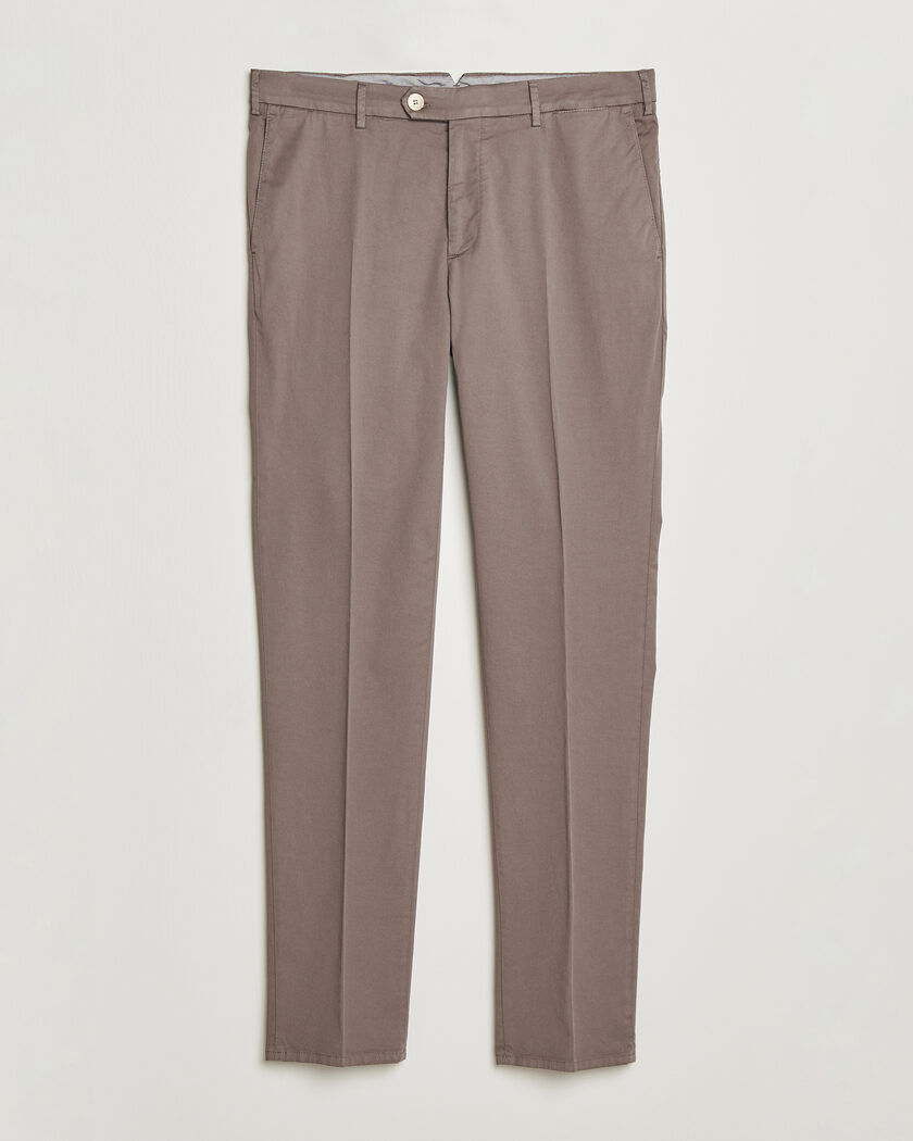 Brunello Cucinelli Slim Fit Chinos Brown – Braun