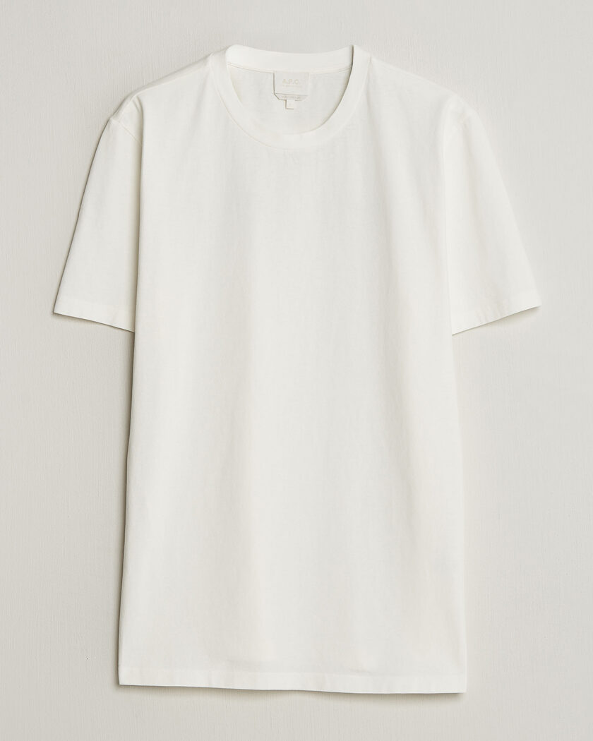 A.P.C. Printed Crew Neck T-Shirt Off White – Weiß