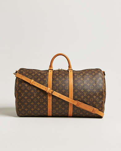Louis Vuitton Pre-Owned Keepall Bandouliére 55 Monogram – Braun