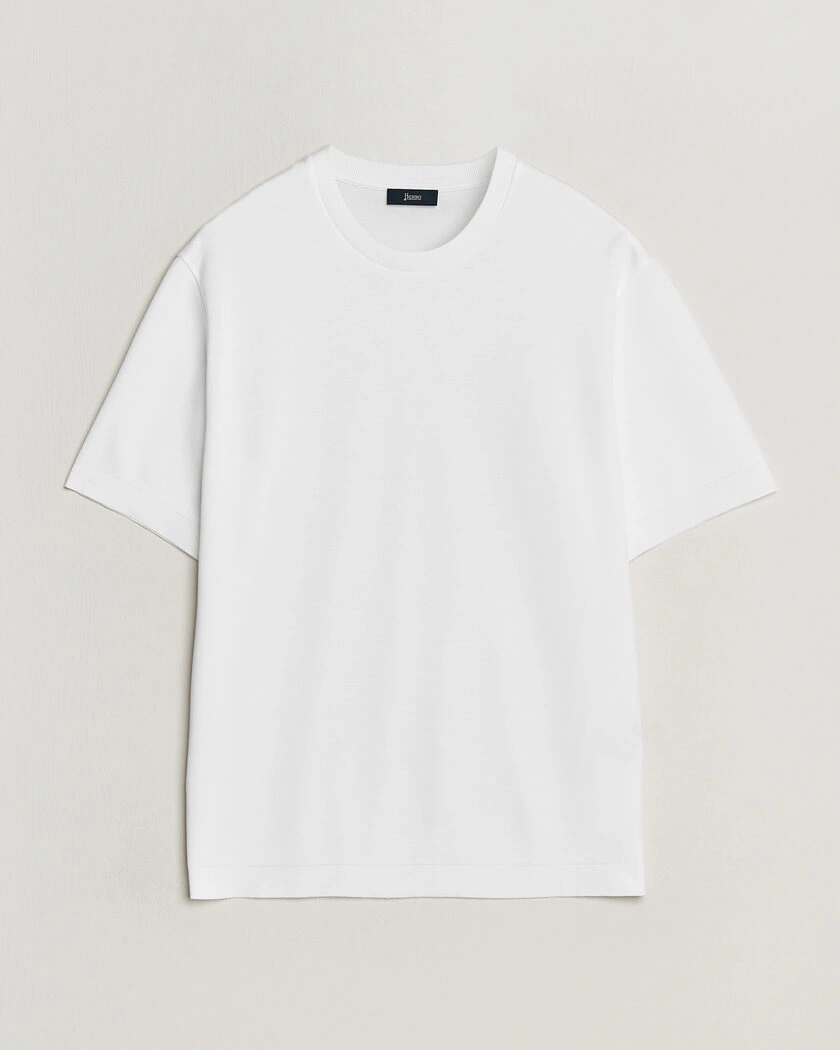 Herno Micro Piquet T-Shirt White – Weiß