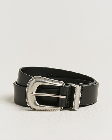 Polo Ralph Lauren Western Denim Belt Black – Schwarz