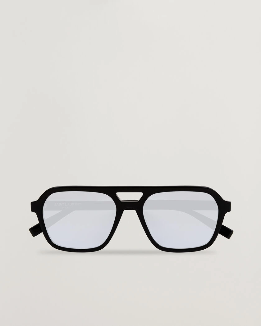 Saint Laurent SL 905 Sunglasses Black/Blue – Schwarz