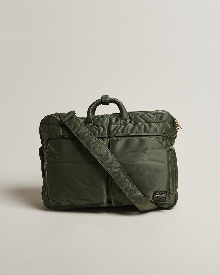 Porter-Yoshida & Co. Porter-Yoshida & Co.Tanker 3Way Document BagSage Green – Grün