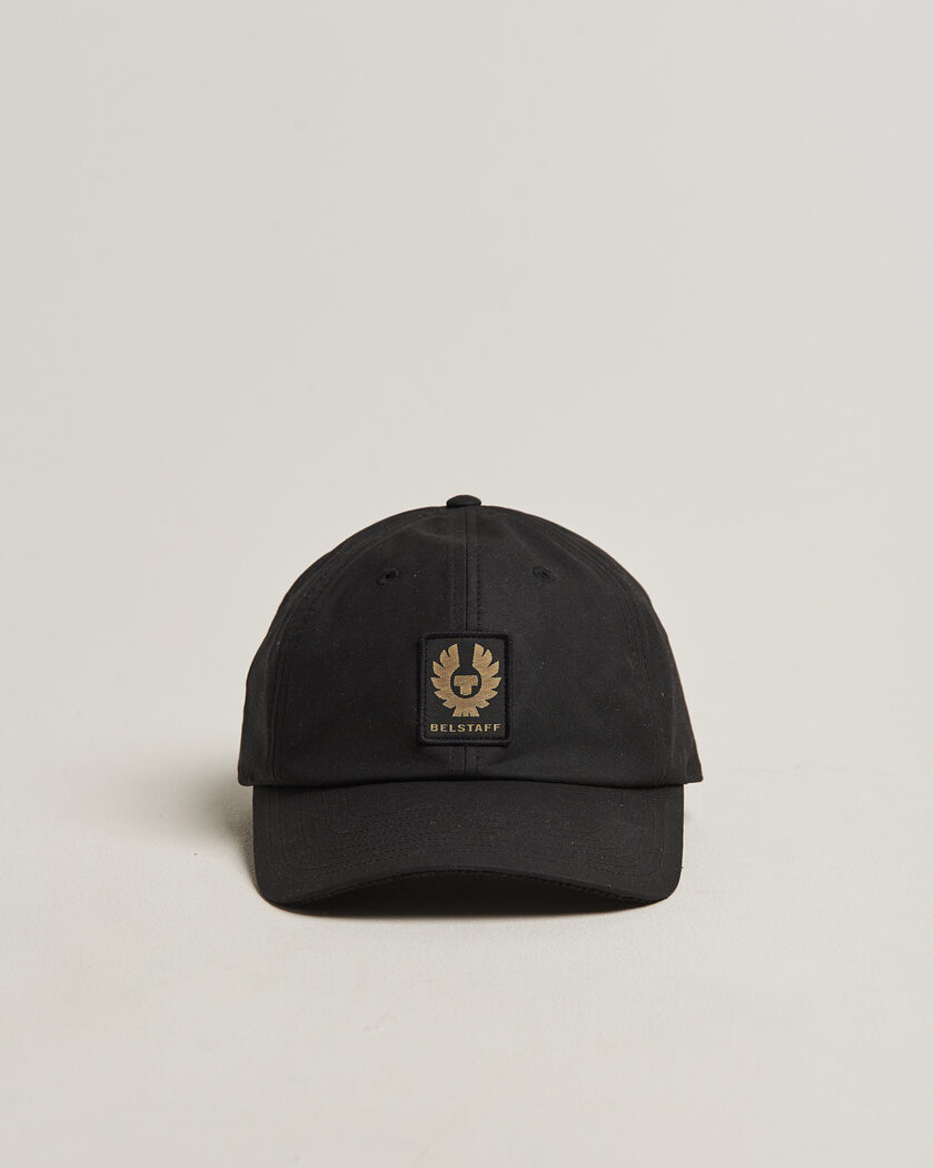 Belstaff Phoenix Wax Logo Cap Black – Schwarz