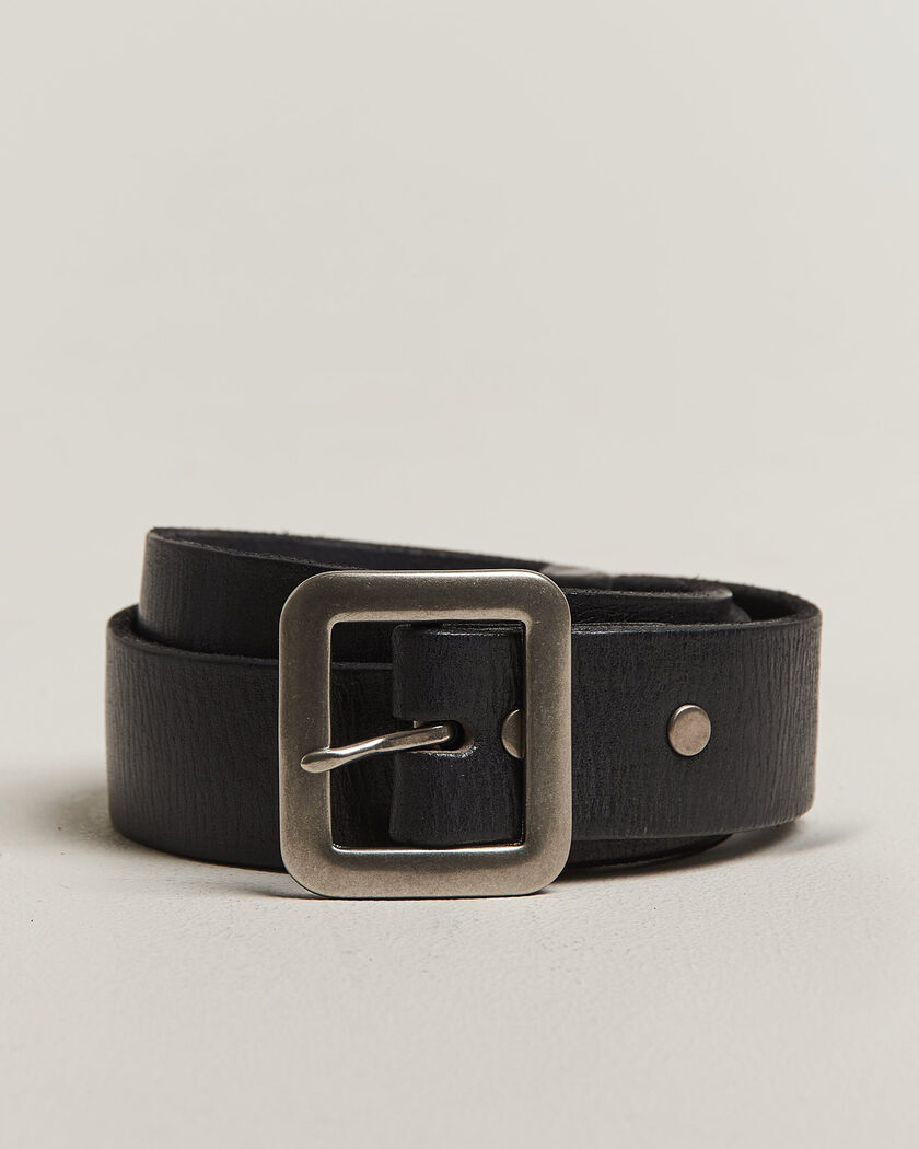 RRL Burling Belt Vintage Black – Schwarz