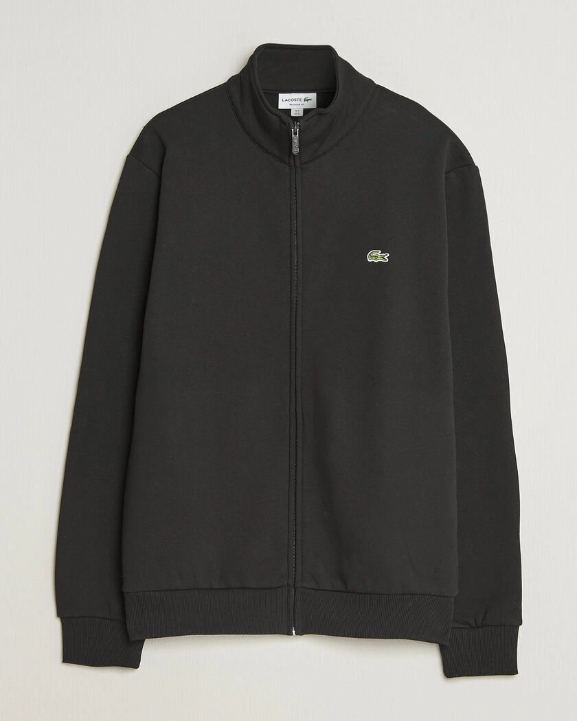 Lacoste Full Zip Sweater Black – Schwarz