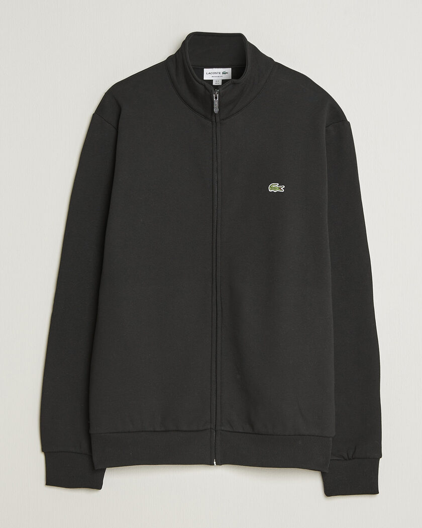 Lacoste Full Zip Sweater Black – Schwarz