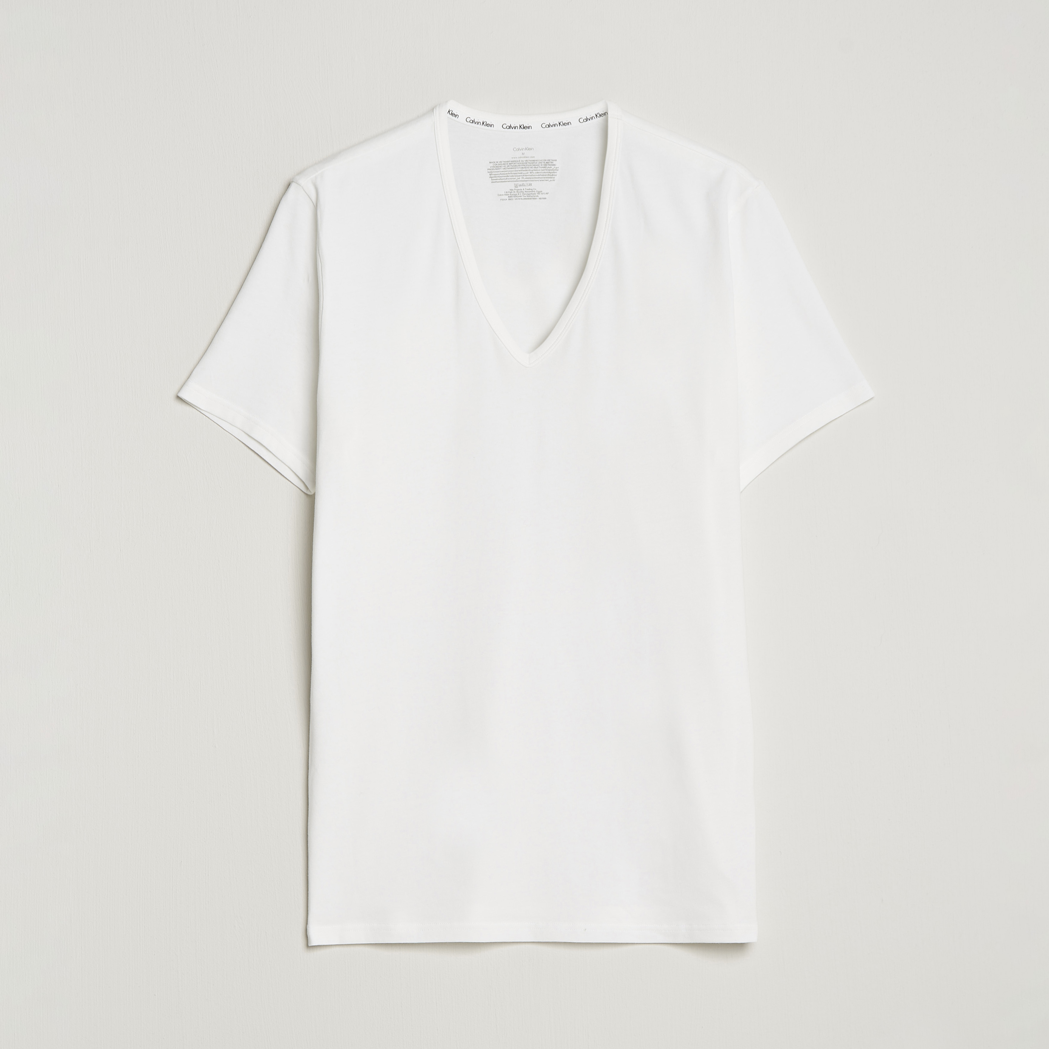 Tee Cotton V-Neck bei Klein Calvin Care White 2-Pack Carl of
