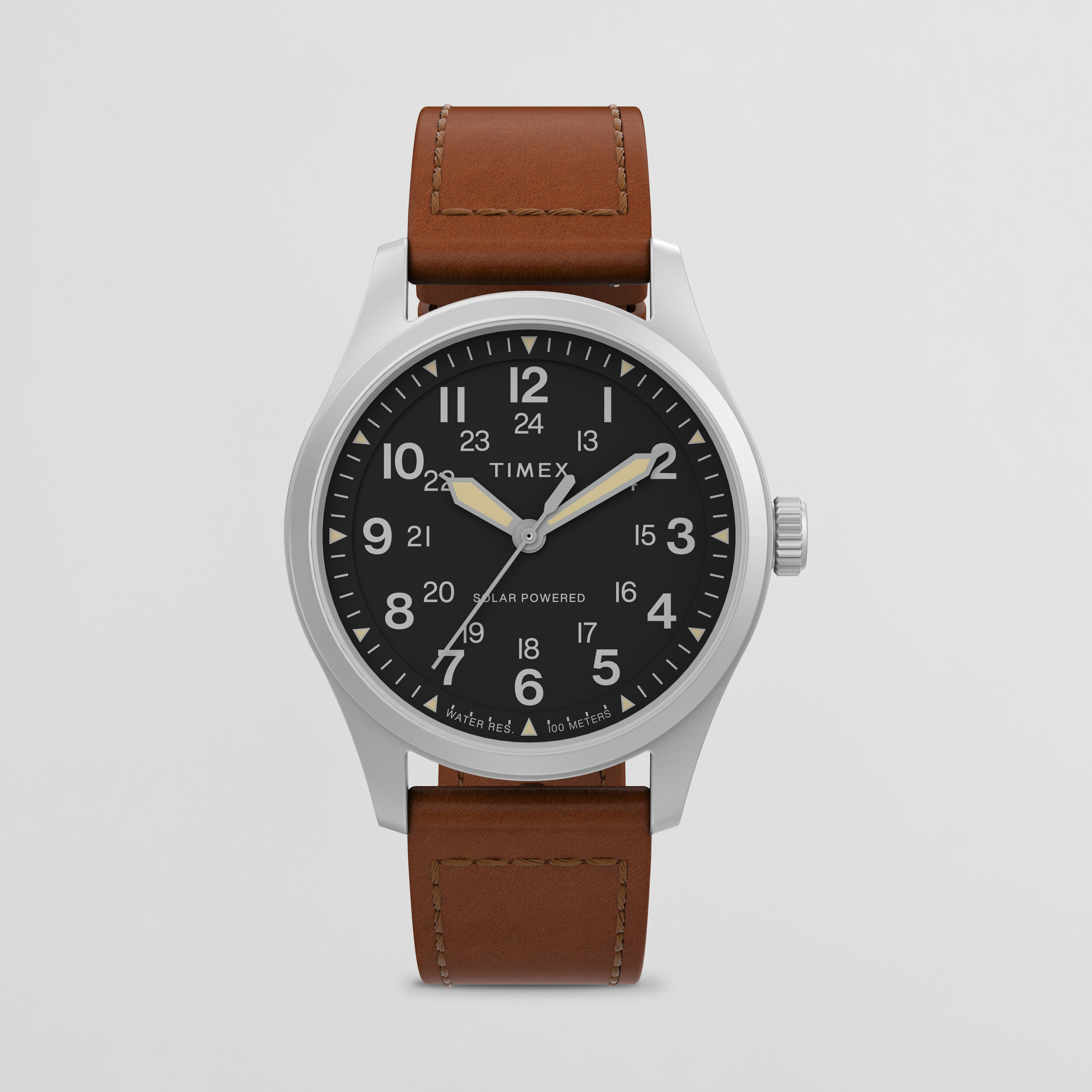 Timex Field Post Solar Watch 36mm Brown Black bei Care of Carl