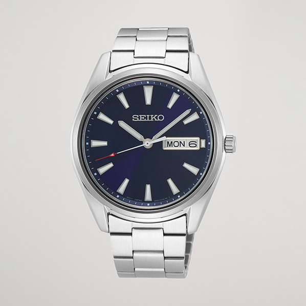 Seiko Classic Day Date 40mm Steel Blue Dial bei Care of Carl