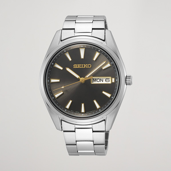 Seiko Classic Day Date 40mm Steel Grey Dial bei Care of Carl