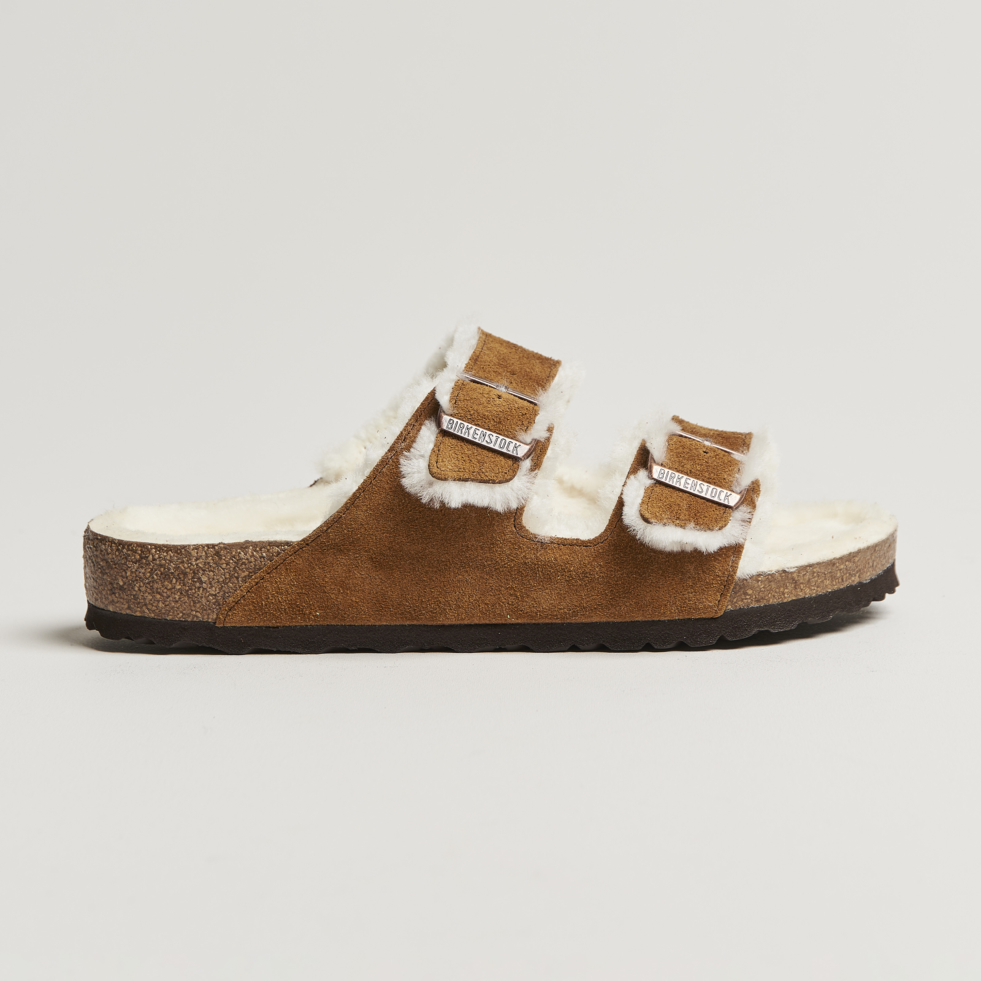 BIRKENSTOCK Arizona Classic Footbed Shearling Mink Suede bei Care of Carl