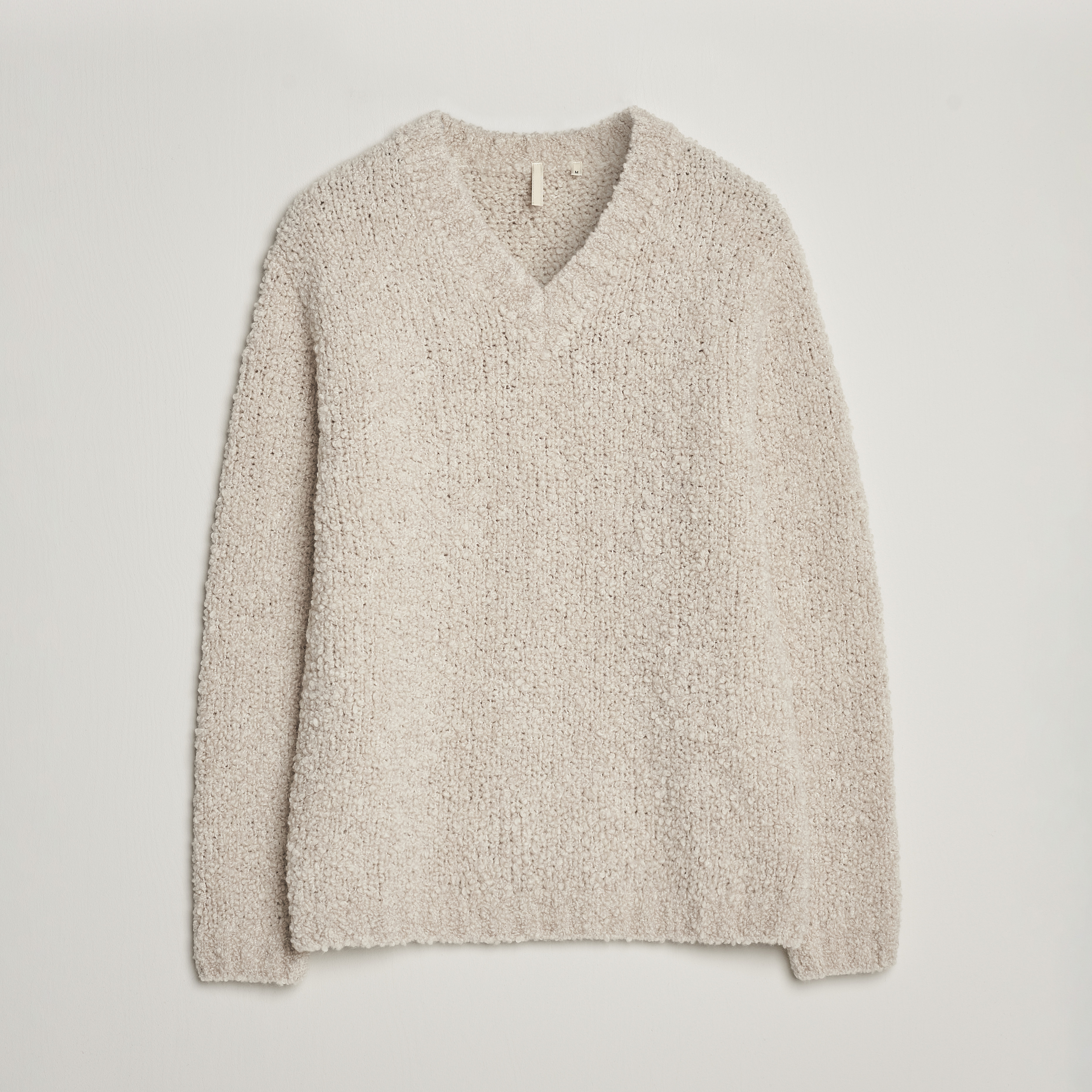 Sunflower Aske Boucle Sweater Off White bei CareOfCarl.de