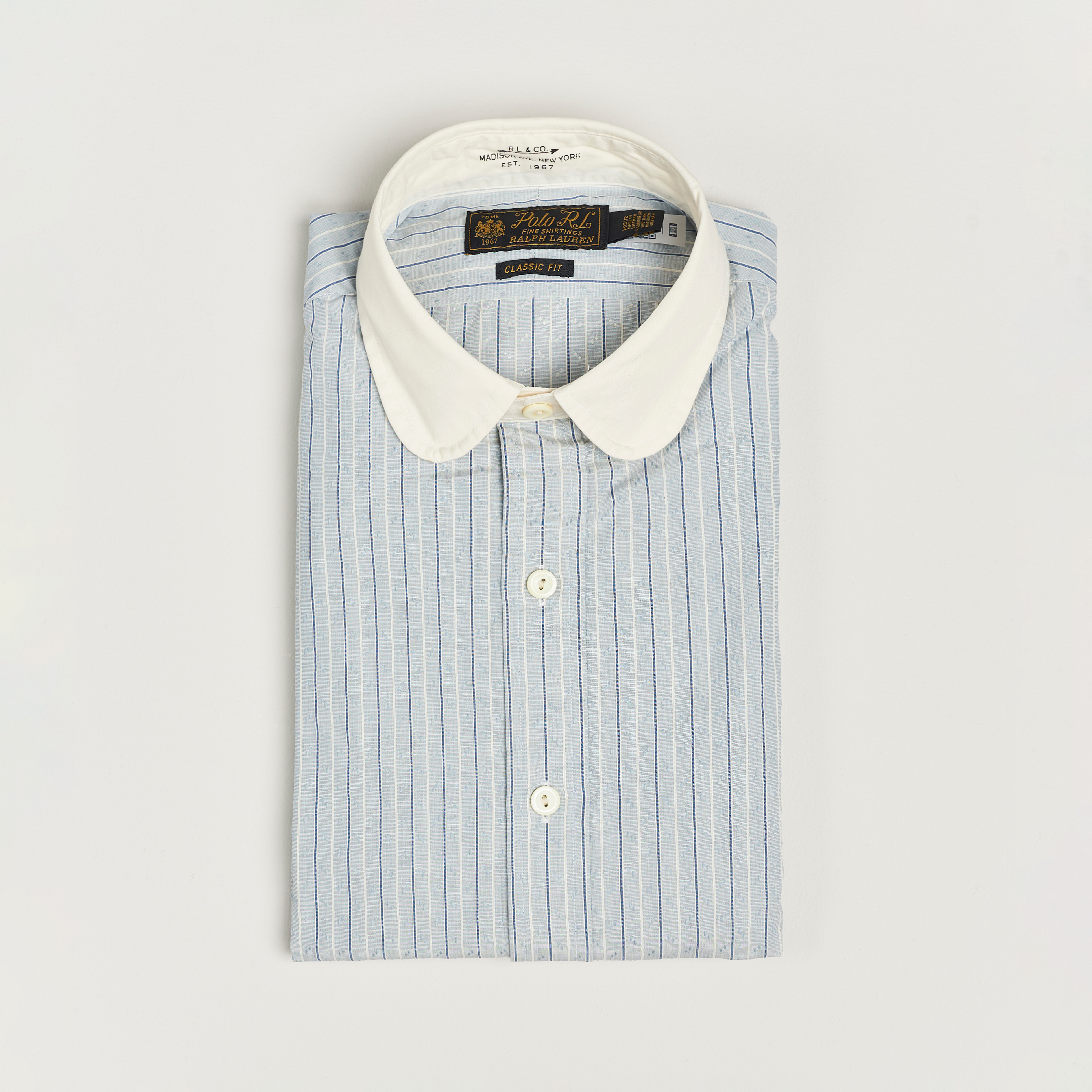 ralph lauren club collar shirt