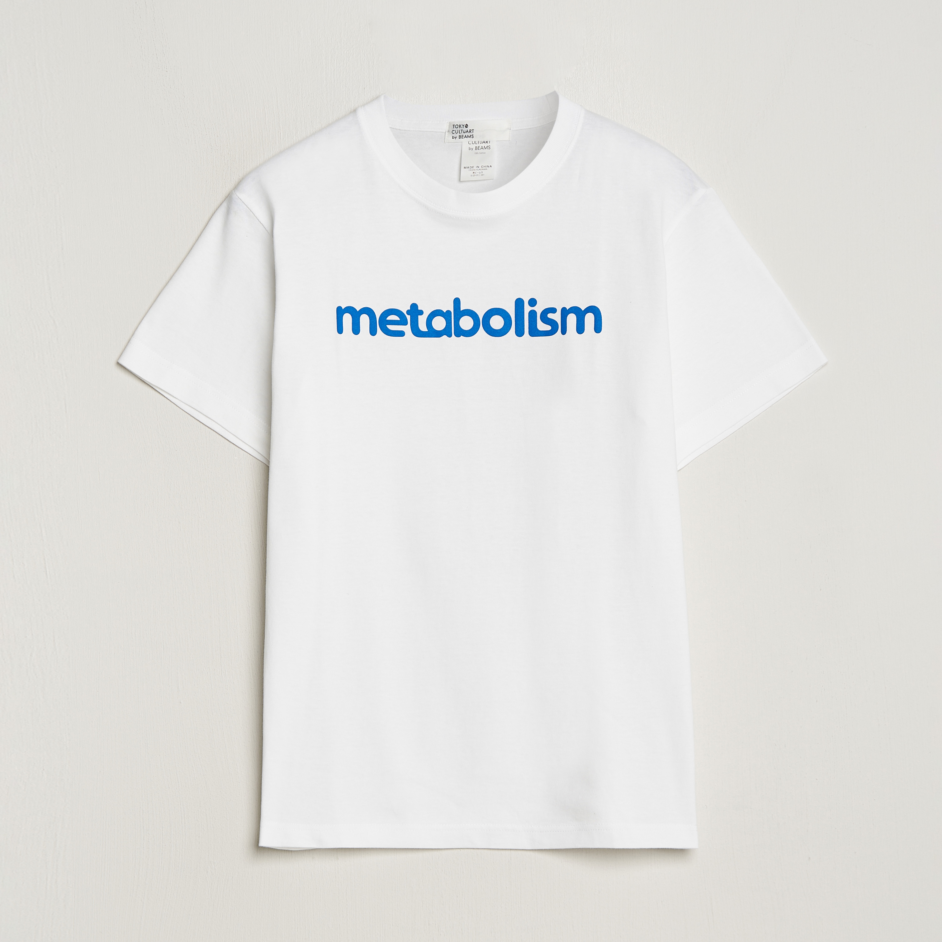 Beams Japan Metabolism T Shirt White Bei Care Of Carl