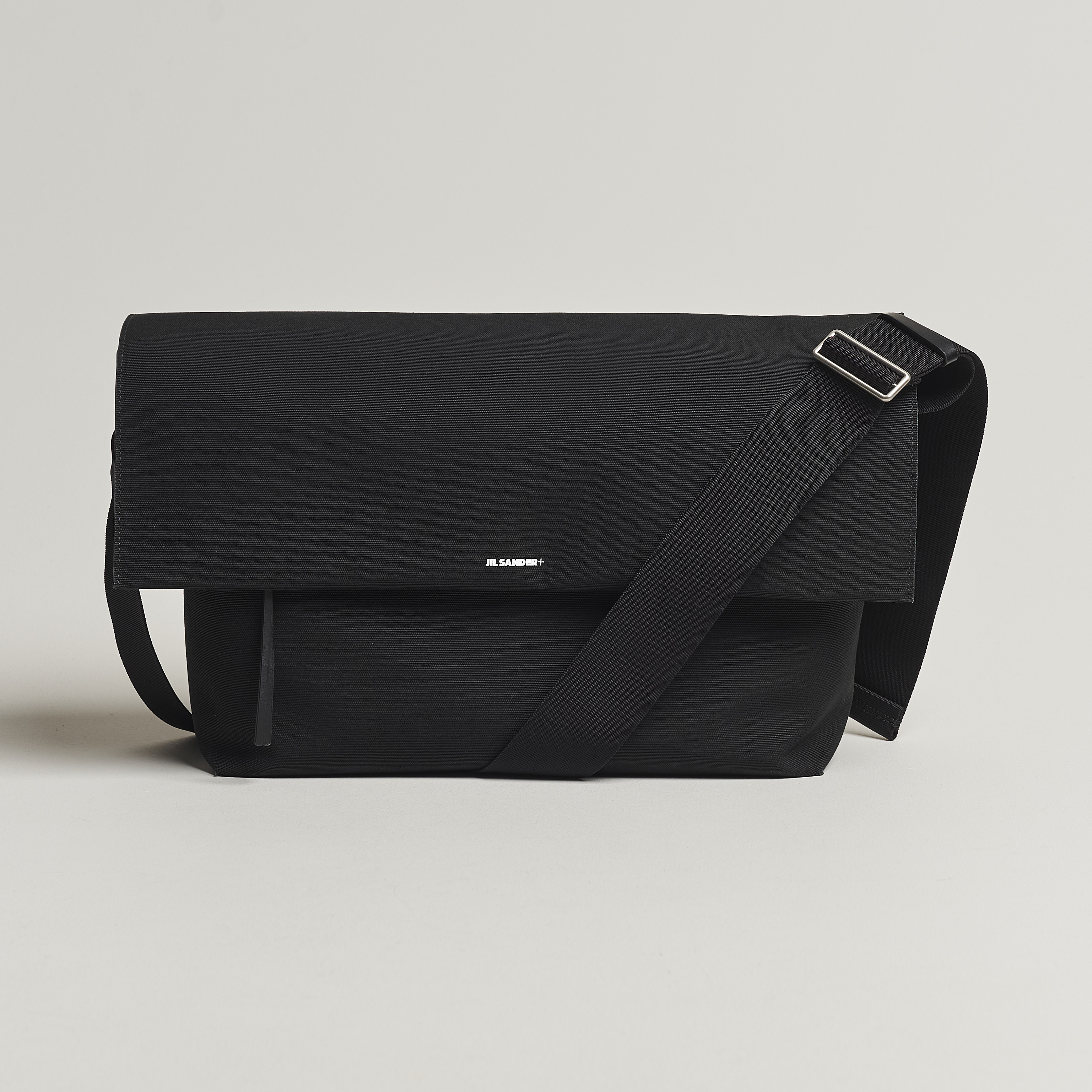 Jil Sander Canvas/Leather Cross Body Bag Black bei Care of Carl