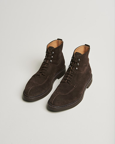 Heschung Ginkgo Boot Dark Brown Suede