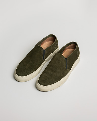 Buttero Suede Slip On Sneaker Green