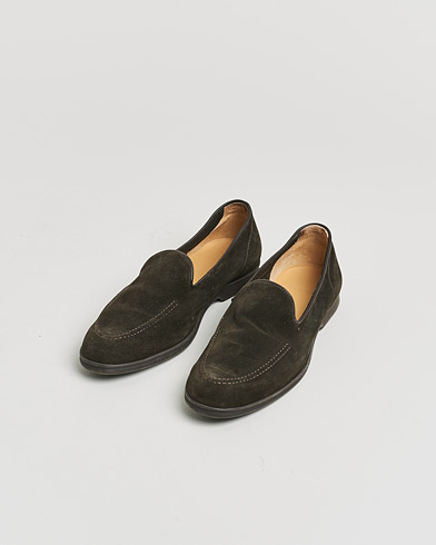 Pre-owned Myrqvist Brannö Loafers Dark Brown Suede 41 – Braun