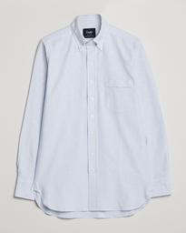  Striped Button Down Oxford Shirt Blue