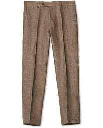  Rodney Linen Trousers Brown