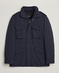  Garment Dyed Field Jacket Navy