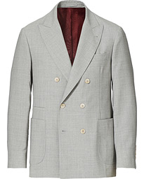 brunello cucinelli double breasted blazer