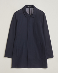  Sky Fall Savile Waterproof Wool Coat Dark Navy