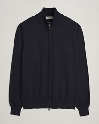  Cotton Full Zip Black