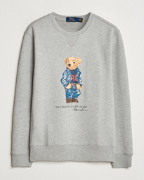  Crew Neck Sweatshirt Andover Heather Denim Bear