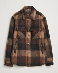  Maverick Checked Shirt Jacket Brown