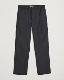  Bertil Pleated Drawstring Trousers Black