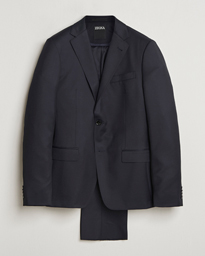  Tailored Wool Suit Midnight