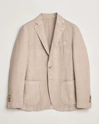  Jack Regular Fit Linen Blazer Beige