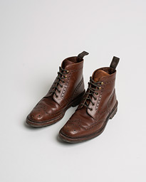 Loake 1880 Mulligan Brogue Boot Brown Waxy Leather